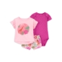 Carter's Baby Girl 3 Piece Outfit - Giraffe 0-3M