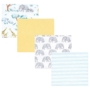 Baby 4 Pack Receiving Blankets - Elephant