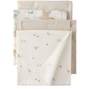 Carter's 4 Pack Receiving Blankets - Yellow