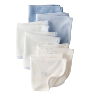 Carter's 6 Pack Washcloths - Blue