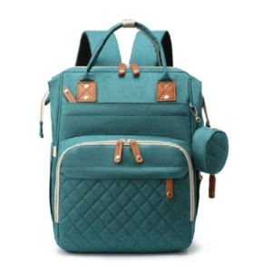 Diaper Backpack bag with Pacifier Holder - Teal