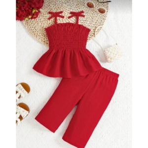 Baby Girl 2 Piece Outfit - Red 12-18M