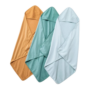 3 Pack Towels - Orange, Teal, Blue