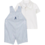 Carter's Baby Boy 2 Piece Jumper Set - White Blue - 6M