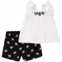 Carter's Baby Girl 2 Piece Outfit - Black & White 6M