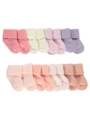 Baby girl 8 pack socks - 0-6M Pink
