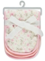 Baby Girl 3 Pack Burpcloths - Pink