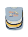 5 Pack Baby Boy Bibs - New to the Crew