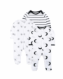 3 Pack Sleepers - White & Black - 0-3M