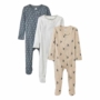 3 Pack Unisex Sleepers - Neutral 0-3M