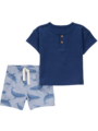 Carter's Baby Boy 2 Piece Set - Whales - 9M