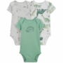 Carter's 3 Pack Baby Boy Onesies - Dino - New Born