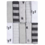Gerber 10 Pack Washcloths - Grey & White
