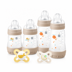 Mam Anti-Colic Bottle Set - Nude